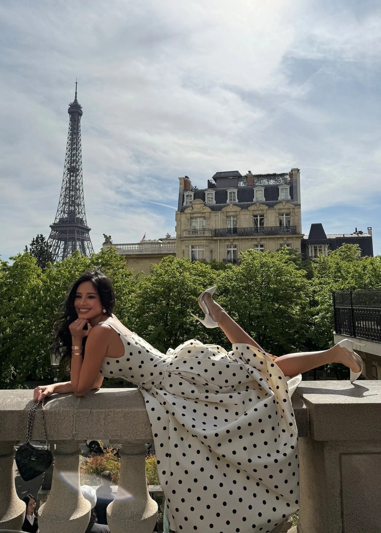Livette - Polka Dot Midi Dress
