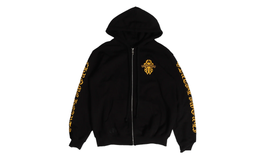 Dagger Logo Zip-Up Hoodie "Black/Yellow" CHRM0820