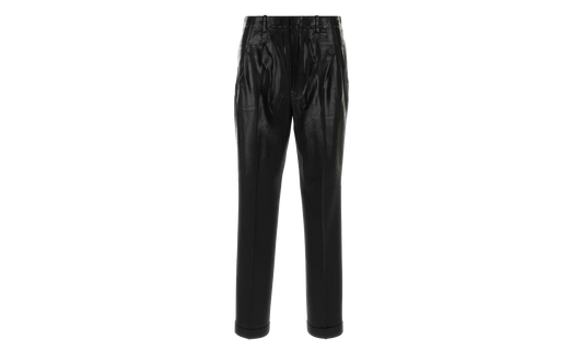 Coated Pleated Trousers "Black" S50KA0702M35745900