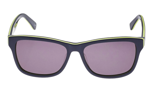 Rectangle Sunglasses "Blue/Yellow" L683S-414