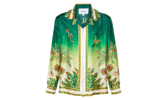 Cuban Collar Long-Sleeve Shirt "Joyaux D'Afrique" MS24 SH 006 01 JOYA