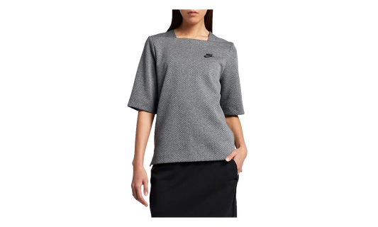 Sportswear Tech Fleece Top WMNS "Carbon Heather / Black" 833450 091