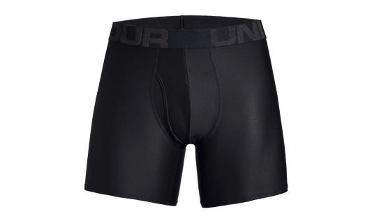 Tech 6" 2-Pack Boxerjock "Black / Black" 1327415 001