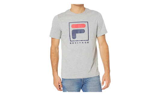 Heritage F Box Logo T-Shirt "Heather Grey" LM913787 073