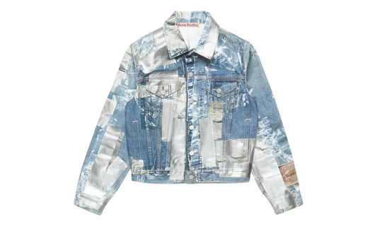 Printed Tape Denim Jacket "Blue" B90886AUZ