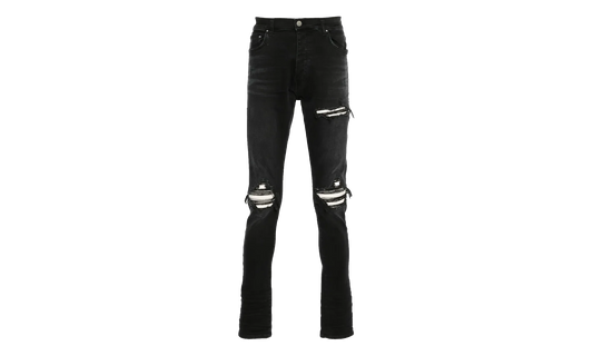 MX1 Ultra Suede Repair Jeans "Vintage Black White" MDNSY1055 097