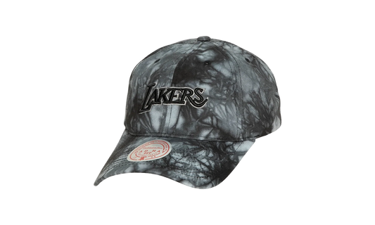 NBA Hardwood Classics Scrunch Tie Dye Dad Cap "Los Angeles Lakers - Black" HLUB4344 LALYYPPPBLCK
