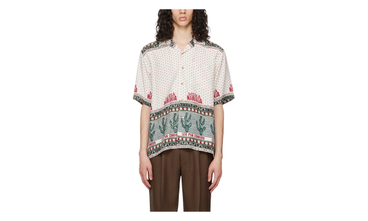 Media Naranja Open Collar Shirts "Beige" 963547