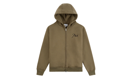 Classique Zip Up Hoodie "Moss Green / Black" RHPS26HO090126013