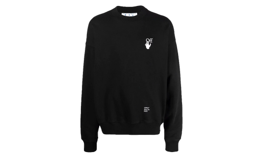 Carav Arrows Motif Sweatshirt "Black/White" OMBA054F21FLE0111001