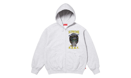 DSNY Zip Up Hooded Sweatshirt "SS26 - Ash Grey" SU27114