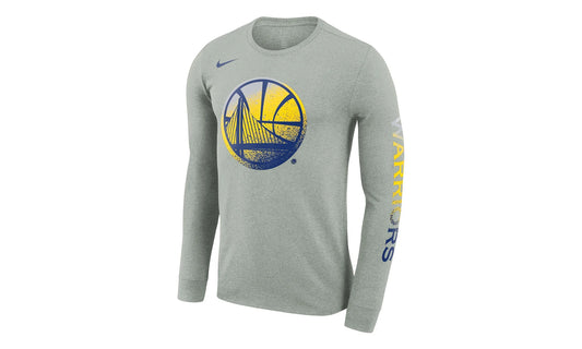 NBA GS Warriors Mezzo Print Long Sleeve T-Shirt "Grey" AQ6798 063