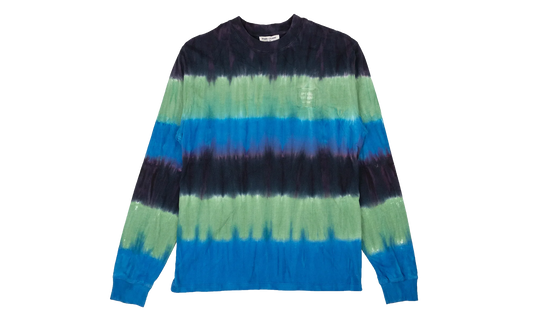 Mini Box Logo Tie Dye Long-Sleeve T-Shirt "Navy" 95 OCY 1087