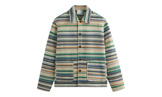 Woven Stripe Coaches Jacket "Current" khm010286 412