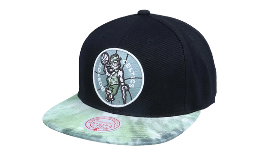NBA Hardwood Classics Blitzed Snapback Cap "Boston Celtics - Black" 6HSSMM20062 BCEBLCK