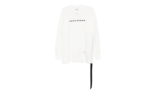 Hollywood Logo Jumbo Long Sleeve Tee Shirt "White Black" DU01E3261 RNEP5 1109