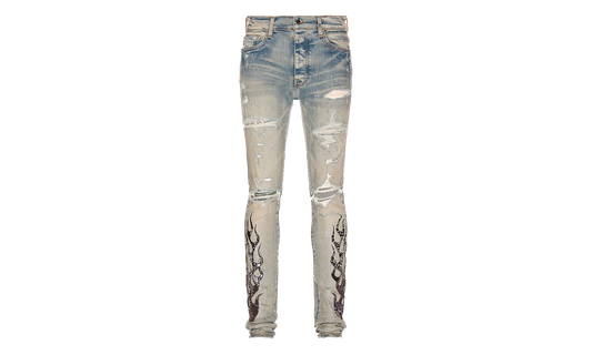 Bandana Flame Jeans "Clay / Indigo / Black" PS22MDS192 464