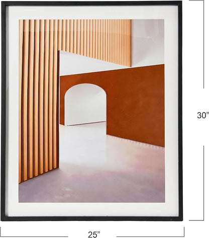 Wood Framed Architecture Photograph