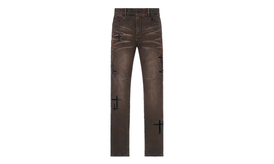 Bryant Skinny Jeans "Mocha Drift Cross Patch" MEXOD1214 J1205MCDCP