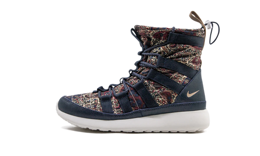 Roshe Run Hi Sneakerboot QS WMNS "Liberty of London Armory Navy" 633519 402