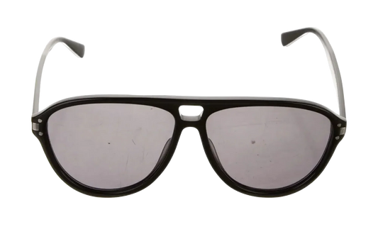 Aviator Logo Sunglasses "Black / Black / Silver" XA41764AC BBS