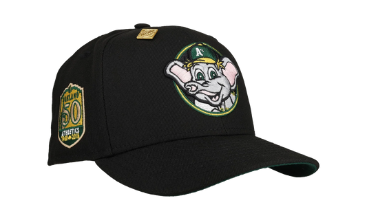 59FIFTY Oakland Athletics 50th Anniversary Fitted Hat ""Stompers" - Black" NE347