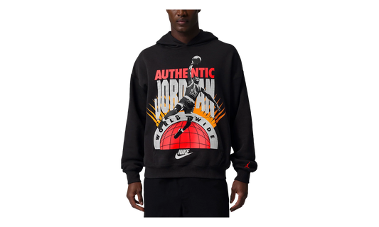 Jordan Brooklyn Fleece Pullover Hoodie "Off Noir / Infrared 23" IF1843 045