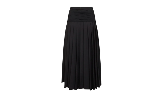Long Layered Pleated Skirt WMNS "Off Black" S62MI0036 M35436 899