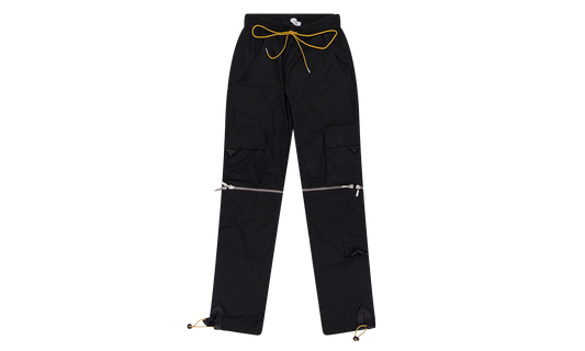 Knee Zip Cargo Pants "Black" BKZ001