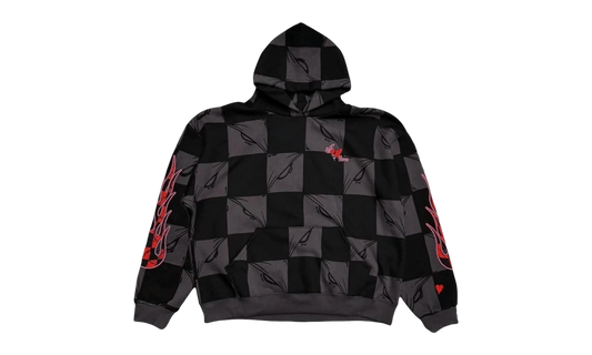 Anti Promo 99 Eyes ATL Flame Hooded Sweatshirt "Black / Grey" MB15