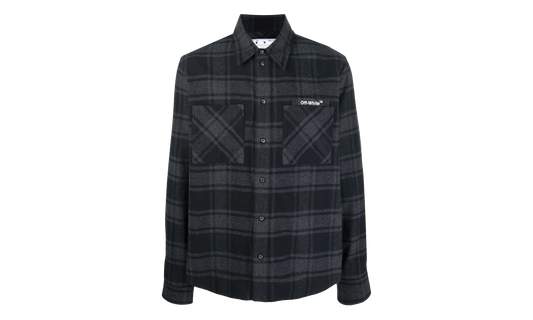 Outline ARR Flannel Shirt "Grey / White" OMGA133C99FAB0010701