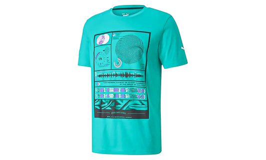 MAPM GRAPHIC TEE "Green" 598041 05