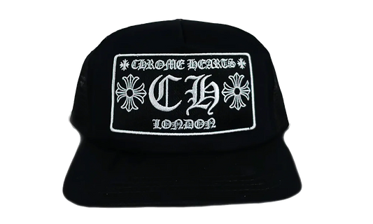 TRUCKER HAT "LONDON - Black/White" CHRM0939