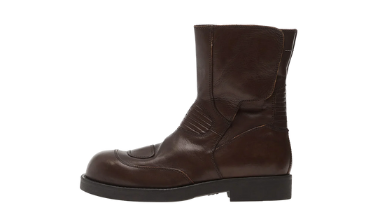 Low Leather Boot "Brown" SH3WU0015P7431T2187