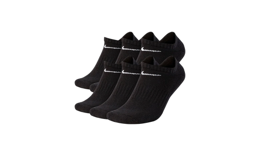 Everyday Cushioned Training No-Show Socks (6 Pairs) "Black / White" SX7675 010