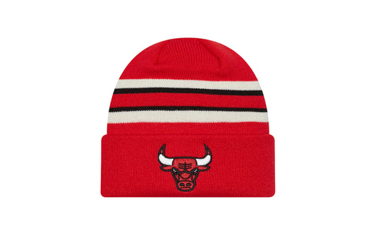 Retro Cuff Knit Chicago Bulls Beanie "Red" 60487289