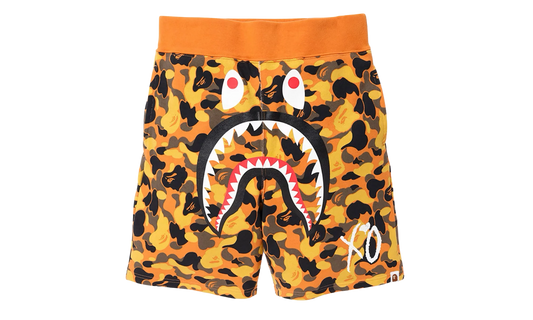 BAPE x XO Shark Sweat Shorts "Orange" BXSSSO