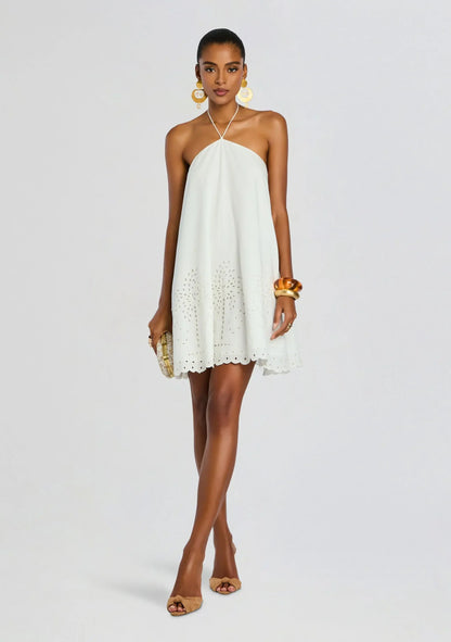 Bagh Halter Mini Dress