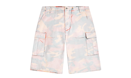 Camo Cut Off Short "Orange" GD047