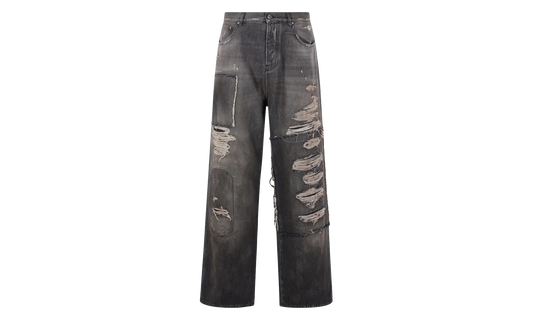 Carpenter Repaired Baggy Jean "Crafted Black" AMBMJE1006 680