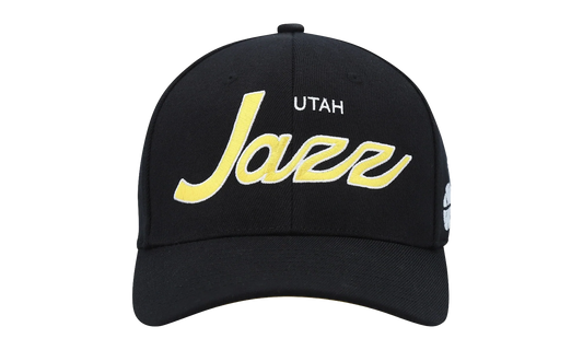 NBA Team Script 2.0 Stretch Snapback Cap "Utah Jazz - Black / Yellow" HHSS3281 UJAYYPPPBKYW