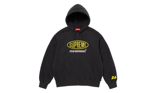 Performance Zip Up Hoodie "SS26 - Black" SU27266