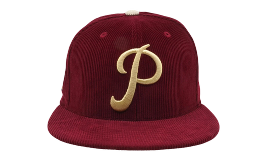 MLB Team Cord Fitted Phillies 1950 Cap "Cardinal" 6HSF1838 PPH50PPPCARD