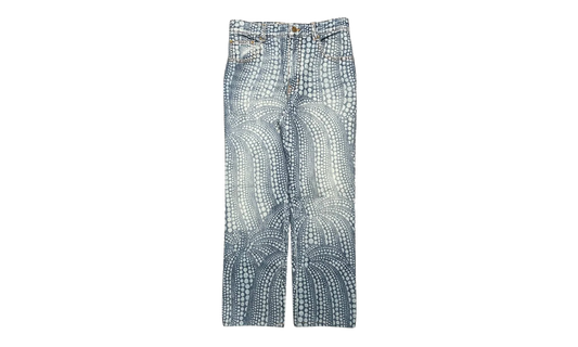 Yayoi Kusama All Over Dots Pumpkin Jeans "Indigo" 1AB60D