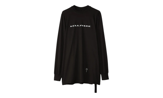 Hollywood Logo Jumbo Long Sleeve Tee Shirt "Black White" DU01E3261 RNEP5 0911