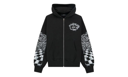 Chateau Sketch Zip-Up Hoodie "Black" AMTOJR1099 001