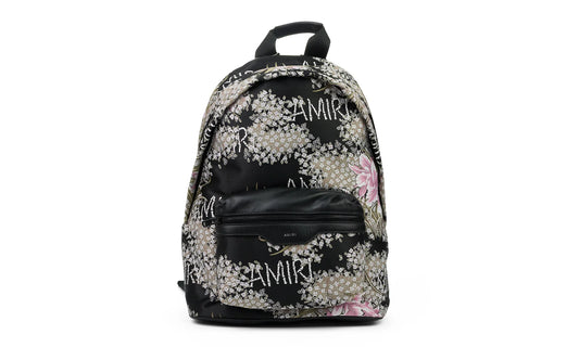 Hibiscus Jacquard Backpack "Black" SS22MAB002_Black