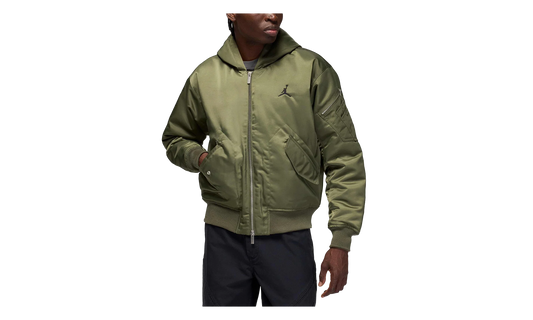 Jordan Renegade Flight Therma-FIT Hooded Jacket "Medium Olive / Starfish / Black" HV0540 222