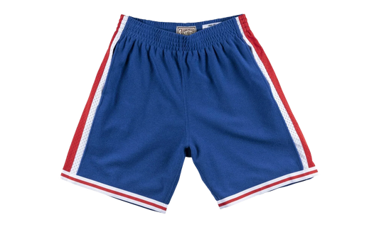 NBA Reverse Warm Up Swingman Shorts "1997 Philadelphia 76ers - Royal" SMSHBW18065 P76ROYA97