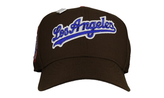 59FIFTY Los Angeles Dodgers 1984 Olympic Script Fitted Hat "Walnut" NE139